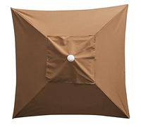 Marooma - Copertura di ricambio per ombrellone da giardino, 2 x 2 m, 4 costole, in tessuto, per ombrellone da mercato, per esterni, spiaggia, cortile (solo baldacchino)