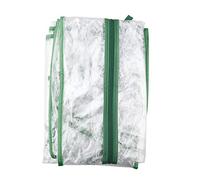 Marooma Mini copertura di ricambio per serra, 3 ripiani in PVC trasparente, impermeabile, per giardino, vaso da fiori da giardino, per interni ed esterni (supporto in ferro non incluso)