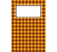 Maroon and Gold Plaid Notebook, Buffalo Check, Rustic Fall Journal for Women, Teachers, Students, Aesthetic Professional Office Notebook: Stylish and Functional notebook with a Cozy Autumn Vibe