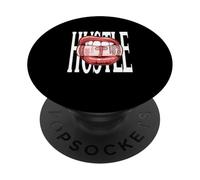 Maroon Red Borgogna Gusto per il trambusto Maroon Borgogna PopSockets PopGrip Adesivo