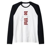 Maroon Rosso Borgogna Be-You-tiful Maroon Rosso Borgogna Maglia con Maniche Raglan
