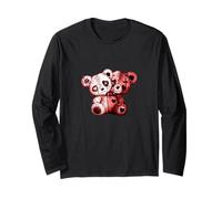 Maroon Rosso Borgogna Colore Evil Twin-v2 Borgogna Maglia a Manica