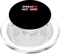 Maroon Rosso Borgogna Colore Love Not Hate Borgogna Grafica PopSockets PopGrip per MagSafe