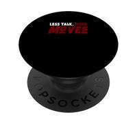 Maroon Rosso Borgogna Colore Meno Chiacchiere, Più Mosse Rosso Borgogna PopSockets PopGrip Adesivo