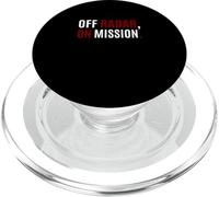 Maroon Rosso Borgogna Colore Off Radar, On Mission. marrone PopSockets PopGrip per MagSafe