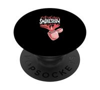 Maroon Rosso Borgogna Colore Smoke Show Borgogna PopSockets PopGrip Adesivo