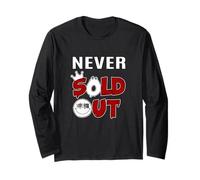 Maroon Rosso Borgogna Never Sold out Grafica Borgogna Maglia a Manica