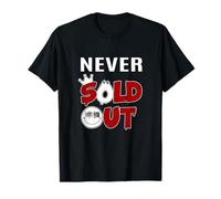 Maroon Rosso Borgogna Never Sold out Grafica Borgogna Maglietta