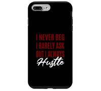 Maroon Rosso Borgogna Raramente Mai Sempre Hustle Maroon Custodia per iPhone 7 Plus/8 Plus