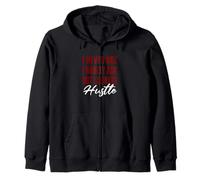 Maroon Rosso Borgogna Raramente Mai Sempre Hustle Maroon Felpa con Cappuccio