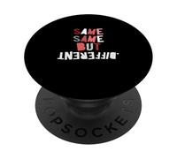 Maroon Rosso Borgogna Stesso-x2 Ma Diverso Maroon Borgogna PopSockets PopGrip Adesivo