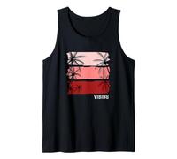 Maroon Rosso Borgogna Vibing-x3 Sfumature Rosso Borgogna Grafica Canotta