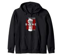 Maroon Rosso Borgogna We Don't Grind/Shine The Same Felpa con Cappuccio