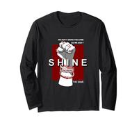Maroon Rosso Borgogna We Don't Grind/Shine The Same Maglia a Manica