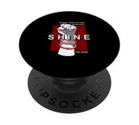 Maroon Rosso Borgogna We Don't Grind/Shine The Same PopSockets PopGrip Adesivo
