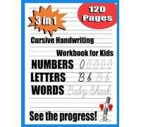 Marotrips Publishing cursive handwriting workbook for kids (Tascabile)