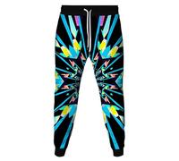 MaroYanYML Colorful Tie-Dye Donne Uomini 3D Stampato Jogger Allenamento Pantalone della Tuta Casual Taglia Forte Pantaloni Lunghi