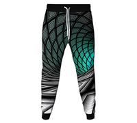 MaroYanYML Donne/Uomini Vertigine Vortice 3D Stampa Pantaloni della Tuta Joggers Trendy Cool Corsa Pantaloni Abbigliamento Sportivo Pantaloni con Tasca