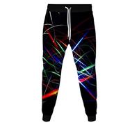 MaroYanYML Donne/Uomini Vertigine Vortice 3D Stampa Pantaloni della Tuta Joggers Trendy Cool Corsa Pantaloni Abbigliamento Sportivo Pantaloni con Tasca