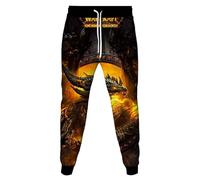MaroYanYML Fire Ice Mythical Dragon Donne Uomini 3D Stampato Jogger Allenamento Pantalone della Tuta Casual Taglia Forte Pantaloni Lunghi