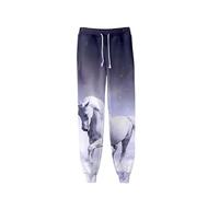 MaroYanYML Patriotic Wild Horse 3D Stampa Donne Uomini Jogger Pantaloni Cool Casual Cordone Pantalone della Tuta Tasca Streetwear Pantaloni