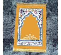 MaroYanYML Tappeto da preghiera islamico tradizionale marocchino con archi e cordoncini moquette morbida per la preghiera a casa e nella moschea