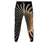MaroYanYML Vertigine Geometria 3D Stampa Pantaloni della Tuta Joggers Donne/Uomini Trendy Cool Corsa Pantaloni Abbigliamento Sportivo Pantaloni con Tasca