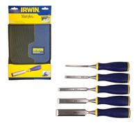 Irwin 10503428 MS500 Set di scalpelli in legno bordo smussato in marmo 5 pz...