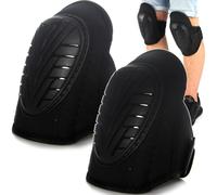 Marpol Ginocchiere da Lavoro Ergonomiche | Regolazione in Fasce di Velcro | Imbottitura in Gel | Superficie Antiscivolo | Anticollisione | non Graffia il Pavimento