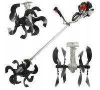 Gruppo zappette per decespugliatori ingranaggio Zappe 9 Denti Tubo Ø28 mm Universale