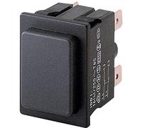 Marquardt 1661.0201 Interuttore a Pressione 250 V/AC 16 A 2 x off/On Permanente (L x L) 25 mm x 33 mm IP40 1 pz.