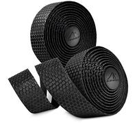 Marque, nastro esagonale per manubrio della bicicletta, 2 pezzi per set (nero)