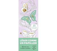 Marque-pages - Léger comme un papillon: 35 marque-pages à colorier