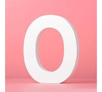 Marquee, grandi lettere da appendere alle pareti, A-Z, di colore bianco, decorative, ideali in cameretta per scrivere il nome del bambino o della ragazza o