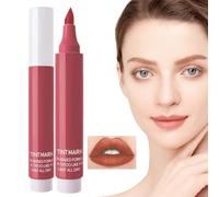 Marqueur de tache pour les, marqueur pour les | Crayon à liquide - Formule hydratante et imperméable pour le maquillage du rouge à, fini teinté satiné, fini naturel anti-ta