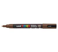 MARQUEUR POINTE FINE - MARRON - PC3M - POSCA