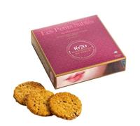 Marquise de Sablé | Biscotti di pasta frolla al burro con gocce di cioccolato | Scatola da 100 g | Ricetta francese originale 1670 | Selezione 18 Carati