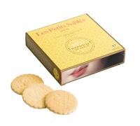 Marquise de Sablé | Biscotti di pasta frolla al burro con pezzetti di limone | Scatola regalo da 100 g | Ricetta francese originale del 1670 | Selezione 18 Carati