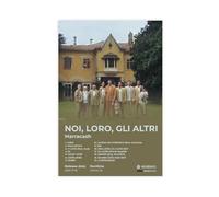 Marracash - Poster artistico con album musicale Hip Hop NOI LORO GLI ALTRI Cover Tracklist Rapper Singer Fan Regalo Rap Room Decor Poster Wall Art Decor Stampa Dipinti per Soggiorno Camera da Letto