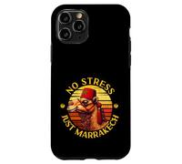 Marrakech Camel Sunset Morocco Flag Marrakesh Lovers Custodia per iPhone 11 Pro