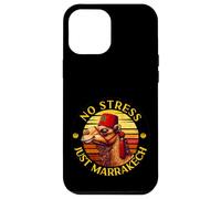 Marrakech Camel Sunset Morocco Flag Marrakesh Lovers Custodia per iPhone 12 Pro Max