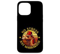 Marrakech Camel Sunset Morocco Flag Marrakesh Lovers Custodia per iPhone 13 Pro Max
