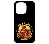 Marrakech Camel Sunset Morocco Flag Marrakesh Lovers Custodia per iPhone 15 Pro