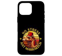 Marrakech Camel Sunset Morocco Flag Marrakesh Lovers Custodia per iPhone 16 Pro Max