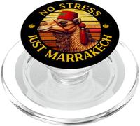 Marrakech Camel Sunset Morocco Flag Marrakesh Lovers PopSockets PopGrip per MagSafe
