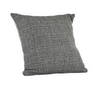 Marrakech, federa per cuscino, 40 x 40 cm, grande, in cotone, come decorazione per il soggiorno, sulla poltrona e sul divano, colore grigio scuro come cuscino per sedia in balcone e sala da pranzo