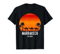 Marrakech Marrakech Marocco Maglietta con Stampa Grafica Economica