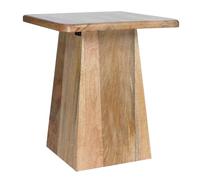 Marrakech Tavolino vintage in legno Caissa alto 43 cm | come comodino per decorazione scandinava in camera da letto o tavolo sgabello tavolino piccolo per camera da letto unica decorazione soggiorno