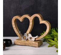 Marrakesch Orient & Mediterran Interior Figur in Legno Boho Argento 22cm