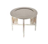 Marrakesch Orient & Mediterran Interior Tavolino Da Salotto 60c Argento